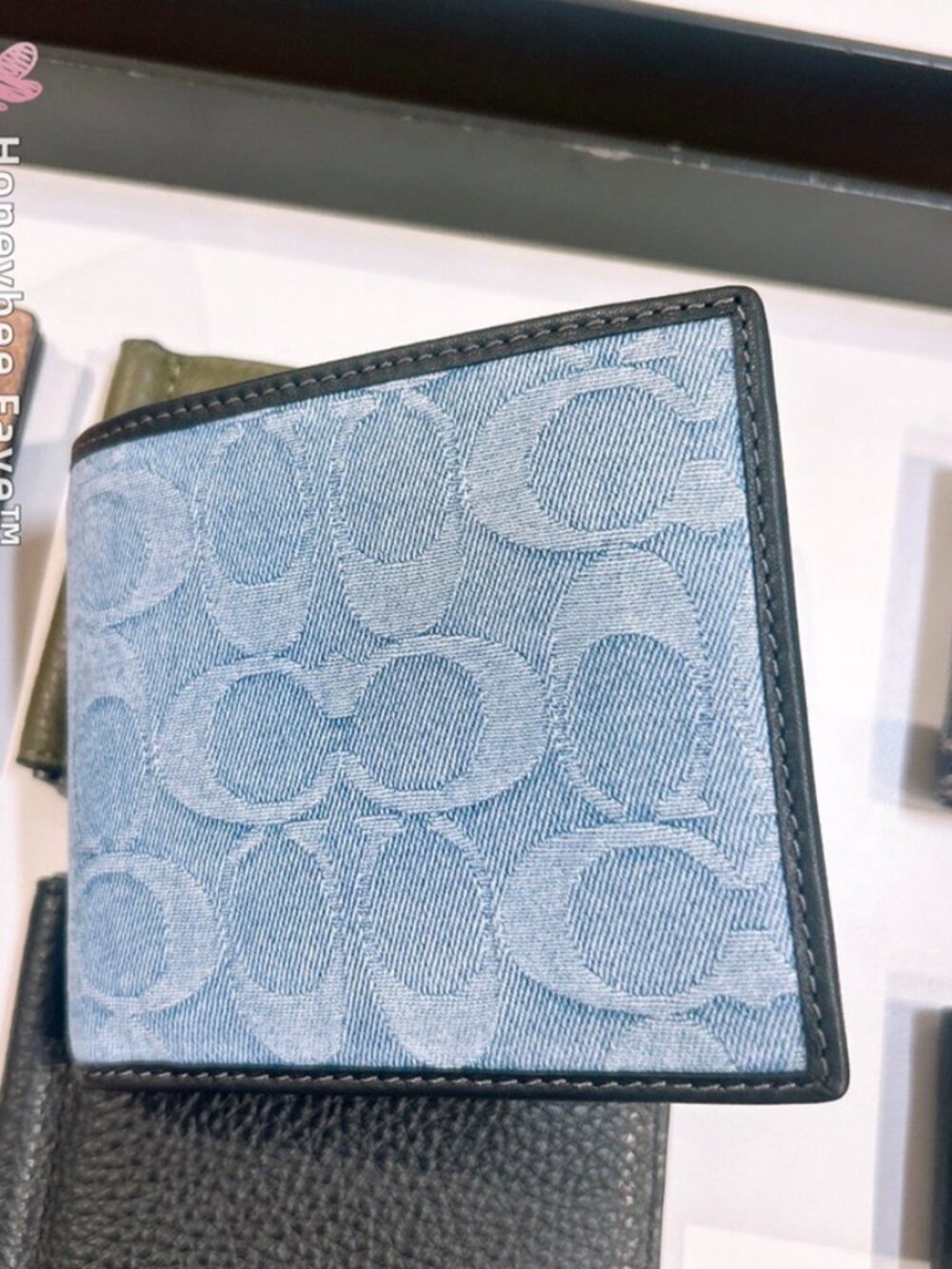 Coach  3-In-1 Wallet In Loved Signature Denim CEC02 Light Indigo